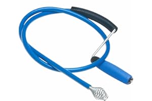 ROKA STORE WC Abflussreiniger Toilette, Rohrreinigungsspirale mit Kunststoffmantel für verstopftes WC, Alternative zu WC Pumpe und Pömpel