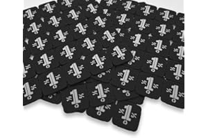 TATTO COMBICRAFT COMBICRAFT con 1000 monete di rottura in nero in plastica riciclata, adatti come monete di festival, gettoni o monete di consumo