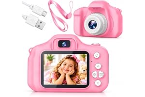 TOYTONIC Mini Digital Camera for Kids | 1080p Video & 12MP Photos, 2-Inch Screen, USB Rechargeable, Compact Toy Camera for Boys & Girls Ages 3–10