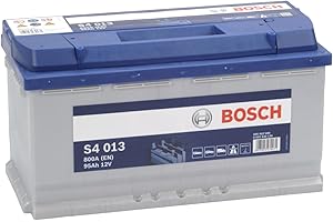 Bosch S4 013 Batterie Auto 95 A/h - 800 A - Batterie 12 V, Plomb-acide pour Véhicules sans Système Start/Stop, Polarité Gauche (-) Droite (+), 354 x 175 x 190 mm