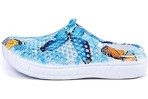 TABREBULL Women's Garden Clogs Shoes Beach Shower Footwear Water Swimming Indoor Outdoor Summer Breathable Slippers