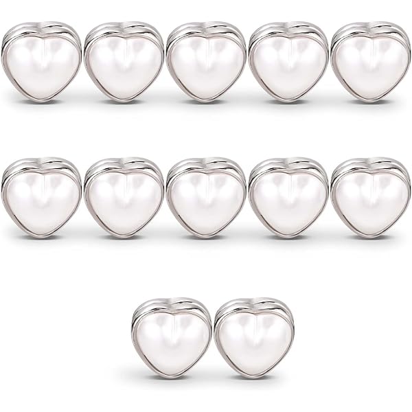 PEUTIER 24 Pièces Poids De Voile, Magnétique Élégants Brillants Strass Cristaux Aimant Hijab Pour Vêtements Foulards Femmes Filles Mariée Cathédrale Robe De Mariée Accessoires De Voile