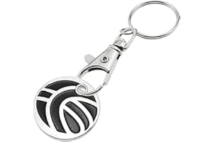 Cablematic - Portachiavi con Moneta di Euro per Carrello