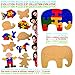 Musikid Wooden 3D Fish Puzzle Educational and Psychomotor Development for Children and Babies