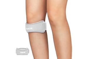 Rakiie Patella Tendon Knee Strap per alleviare il dolore al ginocchio, per escursioni, calcio, basket, corsa, ponticelli, tennis, tendinite, pallavolo e squat