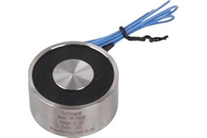 BQLZR Metall 55LB 25kg Elektrohubmagnet Halten Elektromagnet 12V DC 250N