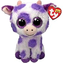 TY Ethel Cow Beanie Boo Regular – Squishy Beanie Baby Soft Plush ...