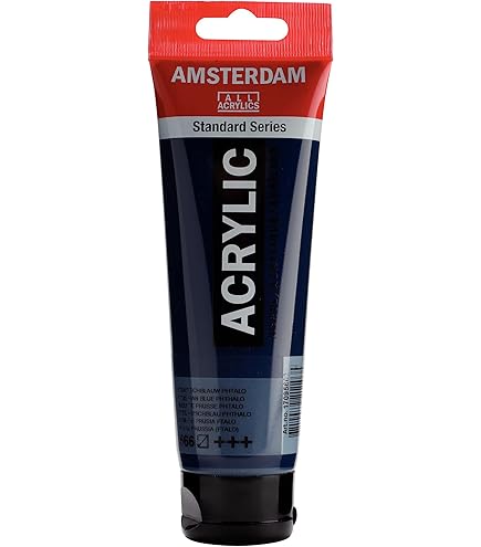 Amsterdam Expert Series Acrylic Tube 75 Ml Prussian Blue Phthalo 566 42261