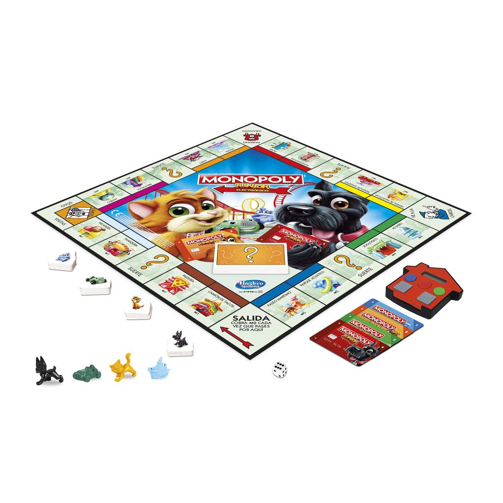 Monopoly- Junior Electronico (Versión Española) (Hasbro E1842105) - Imagen 3