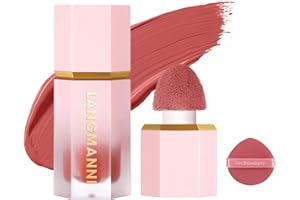 DGUSO Blush Liquide, Liquid Blush Gel,Maquillage Blush Liquide en Gel Pour Les Joues, Rare Beauty Blush, Easy To Blend Soft Velvet Liquid Blusher (#107)