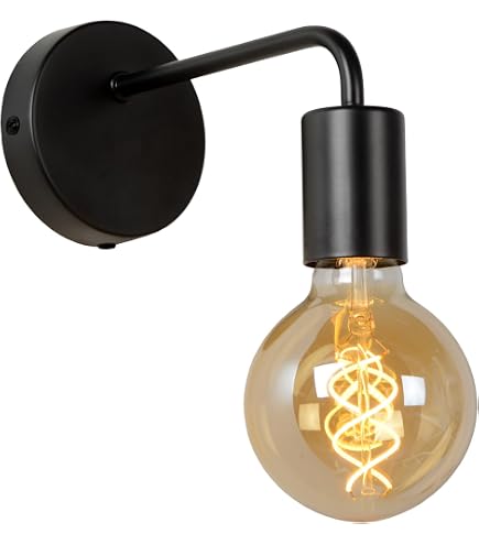 Applique Murale Lucide Jelte - IP44 Pour Salle De Bain Noir