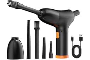 IFYFUL 2-in-1 Vacuum & Air Duster | 6000mAh | 3-Speed | Suitable for Lego Toys/Car/Home Cleaning | Replaces Compressed Air Can