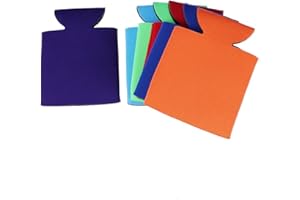 HEMOTON 6pcs No Logo Print Stubby Holders Beer Bottle Can Sleeve Picnic Cooler Thermal Bags Can Holder Drink Sleeve (Random Color)