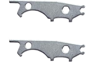 KEYPOWER (2) Spender 4-in-1 Schlüssel für Bobrick # 24-17, passend für Contra & Classic Flüssigseifenspender, Classic & Matrix Serie Toilettenpapierspender ausgestattet mit dem diebstahlsicheren Spindelsystem