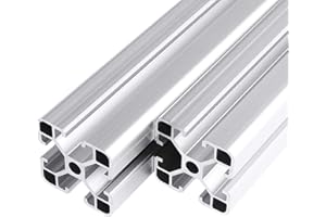 CNCYEAH 2PC 4040 Aluminium profile slot width 8 mm, mounting profile, rod profile, groove profile, Aluminum Extrusion Profile, extrusion T-slot for DIY 3D Printer length 1000 mm