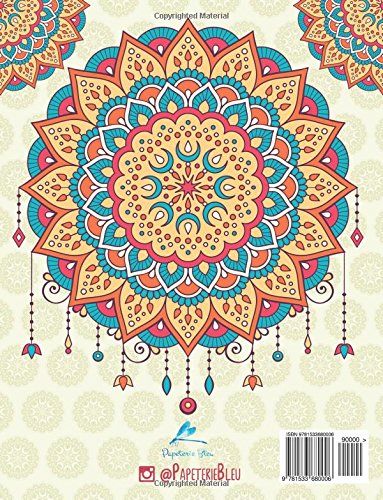 Book's Cover ofMandalas Para Meditar: Libro De Colorear Para Adultos: Un libro único de colorear mandalas inspirador, motivador y alentador, además de un regalo ... la meditación y la terapia artística