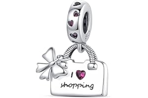 MULA 925 Sterling Silver Charms for Bracelets Handbag Dangle Pendants Beads Cute Cat Turtle Charms Jewelry for Women