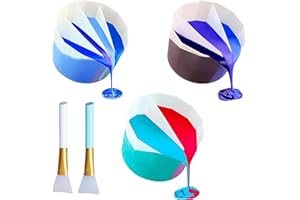 GOUJFOL Tazze Divise per Versare la Vernice, 2/3/4 Canali Silicone Tazza, Riutilizzabile Coppa Divisa per Colata Acrilica, Pittura a Tazza Divisa per Versamento Acrilico con 2 Bastoncini