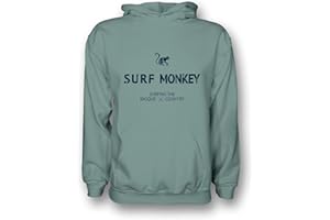 DRESSED IN MUSIC PLAY WITH ME Męska organiczna bluza z kapturem - Bawełna organiczna Gots Surf Monkey®