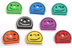 SKS Coloured Smiley Face Key Cap Cover - 2 Pack