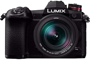 Panasonic LUMIX DC-G9LEG-K Appareil photo Mirrorless 20,3 MP, Capteur LIVE MOS MFT, objectif Leica DG VARIO-ELMARIT 12-60 mm / F2.8-4 ASPH. / POWER O.I.S, Noir