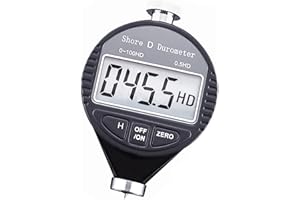 TEKCOPLUS Digitaler 0-100HD Shore D Härte Durometer Maßstab für Gummi, Reifen und Kunststoff (D)