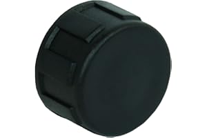 GASMIS PP Gewindefitting Schraubfitting, Gewindekappe IG 1", Endkappe, Kappe Innengewinde 30,30mm, 1 Stück