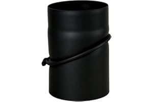 ENERGIEWERK OST GMBH Ø 150 mm - Ofenrohr Bogen drehbar 0-45° Schwarz