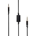 Jerilla Replacement Cable for ASTRO A10/A40 Wired Gaming Headset - Audio Line with Mute Function, 2m/6.5 ft