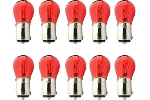 10 delar 12V halogenlampa, ersättningslampor för bilar och motorcyklar (P21/5W BAY15D 12V 21/5W