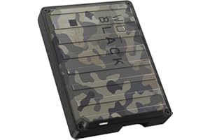 WD_BLACK P10 5TB Game Drive, Almacenamiento portátil HDD, USB 3.2 Gen 1, hasta 130 MB/s, Compatible con PlayStation, Xbox y PC, Subscripción gratuia de 1 Mes de Discord Nitro, Camo