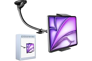 Didarenba Supporto tablet auto cruscotto parabrezza compatibile con iPad