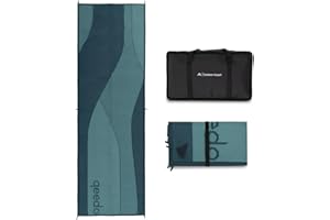 ‎QEEDO qeedo Outdoor Carpet (300 x 100 cm) - Vorzeltteppich inkl. Heringe und Tragetasche - Campingteppich mit UV50+ & 3.000 mm Wassersäule - Unterlage für Zelt, Pool, Wohnmobil, Vorzelt