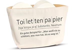 COZYINT® [DAS ORIGINAL] toilettenpapier aufbewahrung lustig – klopapier Rollen Organizer, wc Papier ersatzrollenhalter, toilettenpapieraufbewahrung, klorollenaufbewahrung