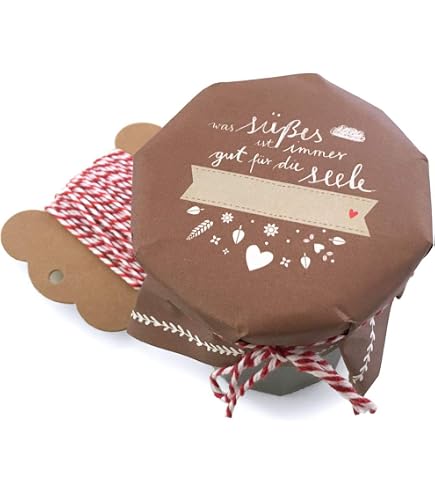 KitchenCraft Wachspapierscheiben 6 Cm, 200 Stück - Für Marmeladengläser, Luftdicht