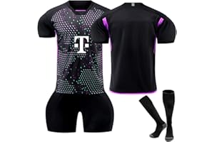 MOBILIA Trikot Fussball Jungen Kinder Fußballtrikot Fussball Jersey Football Trikots Kinder und Erwachsene Trainingsanzug Tshirt, Shorts und Socken Fußballtrikot für Kinder