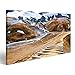 Produktbild Bild Bilder auf Leinwand Buntes vulkanisches geothermisches Feld der heißen Quelle Ke Wandbild, Poster, Leinwandbild MHU