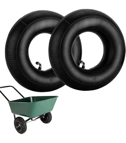 Camera D'Aria 3.50-8 (2 Pezzi) - Per Carriole, Tosaerba E Trattori, Gomma Resistente, Valvola TR13 - Foto 6