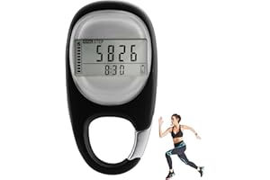 Belligern XTW004 3D Step Counter Pedometer for Walking, Memory 7 Days of Walking Data, Suitable for Exercise, Fitness, Activity, Calories