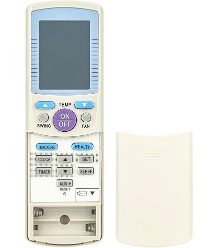 YL H03 Control Remoto de Aire Acondicionado para Haier YR H03 YL H07 YR H08 YR H10 YL H17, Controlador de Aire Acondicionado de Reemplazo Remoto de CA Portátil con Distancia de