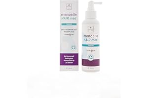 menoelle® HAIR med TONICUM - Effektiv gegen Haarverlust und Haarausfall. Beruhigt, kühlt und belebt die Kopfhaut für volleres Haar. Unterstützt das Haarwachstum. Mit EstroG-100. 150ml.