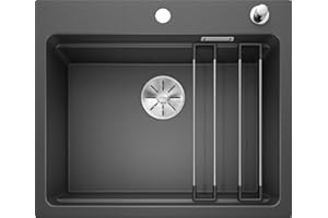 BLANCO 524529 ETAGON Kitchen Sink, Anthracite, Cabinet Size : 60 cm