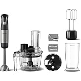 Philips 5000 Serisi El Blender - SpeedTrigger Kontrol&uuml;, 1200W Motor, Paslanmaz &Ccedil;elik Bı&ccedil;aklar, Bebek Maması Hazır, Mikser ve 