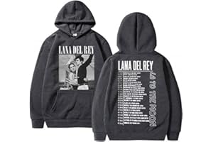 Takyojin Lana Del Rey Hoodie for Men/Women Fashion Long Sleeve Sweatshirt 90s Reto Hoodie for Music Fans