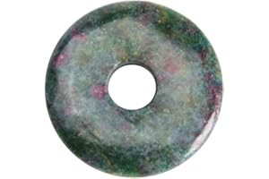 aqasha Gemstone Donut for Necklaces (3 x 3 cm)