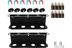 TollTool Magnetic Can Holder for Spray Bottles - Workshop Spray Bottle Holder Spray Can Holder Workshop Holder for Spray Cans Shelf Spray Bottle Storage Rack (Pack of 2 Magnet)