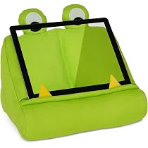 Deckchair Bookchair – Höhenverstellbarer Buch- & Tablet-Halter, Lesekissen Fürs Bett & Sofa