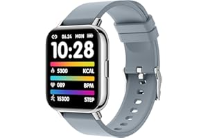 SUPBRO Smartwatch 1.69 Zoll HD Voll Touchscreen Fitness Tracker Uhr, IP68 Wasserdicht Fitnessuhr mit Pulsmesser Schlafmonitor Schrittzähler, Damen Herren Sportuhr Smart Watch Uhren für iOS Android