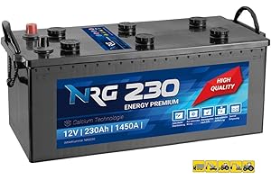 NRG Premium LKW Batterie 230Ah - 1450A/EN Starterbatterie ersetzt 220Ah 225Ah