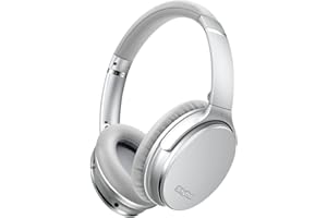 Srhythm NC35 Noise Cancelling Wireless Headphones Bluetooth 5.0, Foldable Over Ear Headset with Build-in Mic,50+ Hrs Playtime,Multi-Point Bluetooth Connection Voice Call